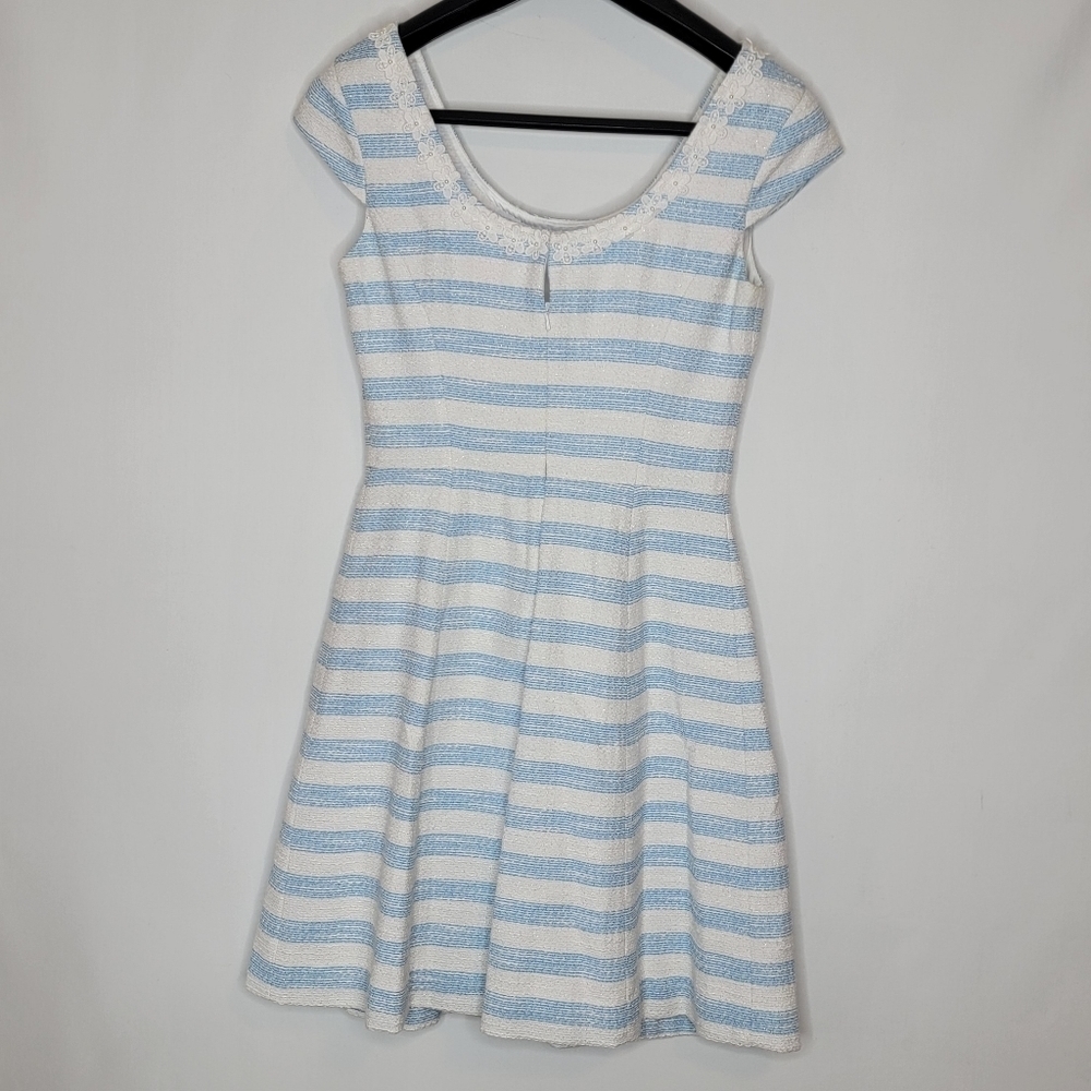 Lilly Pulitzer Rylan Dress in Flutter Blue Lurex Boucle Stripe - Picture 13 of 15